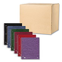 Roaring Spring Subject Wirebound Notebook, 4-Subject, Medium/College Rule, Randomly Assorted Cover, (200) 11 x 9 Sheets, 12/Carton (11376CS)