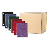 Roaring Spring Stasher Wirebound Notebooks, 1-Subject, Narrow Rule, Randomly Assorted Cover, (100) 11 x 9 Sheets, 24/Carton (11097CS)