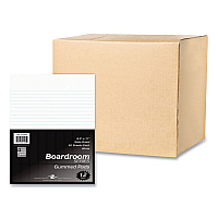 Roaring Spring Boardroom Gummed Pad, Wide Rule, 50 White 8.5 x 11 Sheets, 72/Carton (24525CS)