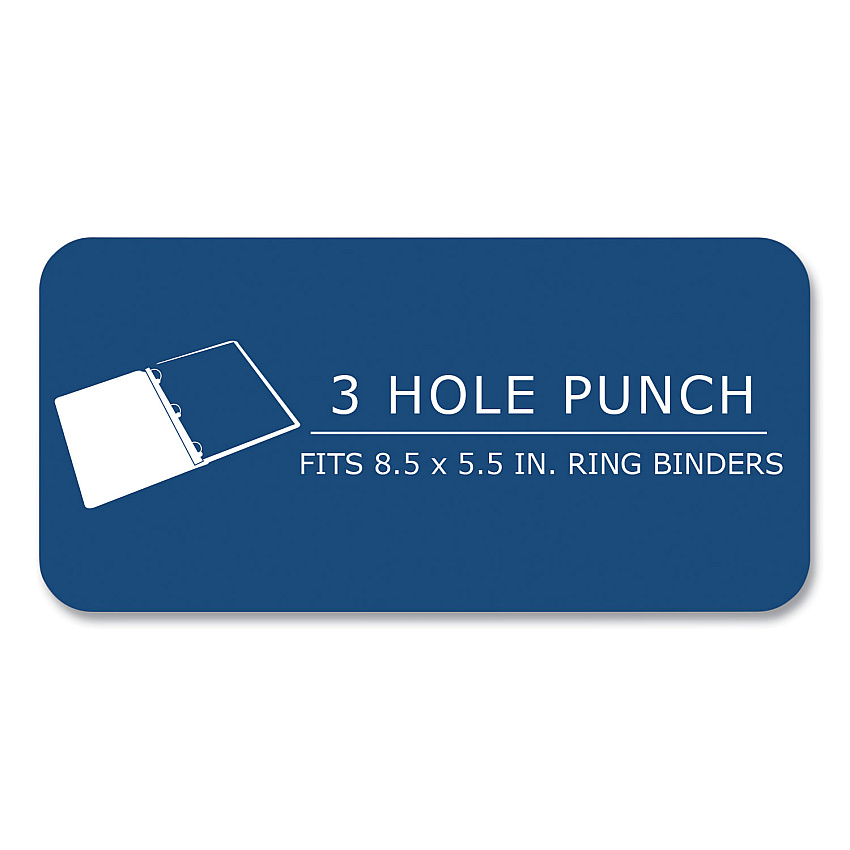 Roaring Spring Graph Filler Paper, 3-Hole, Quadrille: 5 sq in, (100) 8.5 x 5.5 Sheets, 48/Carton (20815CS)