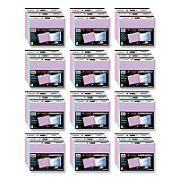 Roaring Spring WIDE Landscape Format Writing Pad, Medium/College Rule, 40 Assorted Colors 11 x 9.5 Sheets, 12/Carton (74535CS)