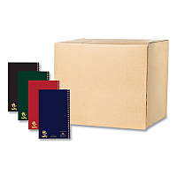 Roaring Spring Lefty Notebook, 1-Subject, Medium/College Rule, Randomly Assorted Cover Color, (80) 8 x 5 Sheet, 24/Carton (13507CS)