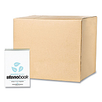 Roaring Spring EnviroShades Steno Pad, Gregg Rule, White Cover, 80 Blue 6 x 9 Sheets, 24 Pads/Carton (12284CS)
