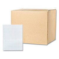 Roaring Spring Gummed Pad, 4 sq/in Quadrille Rule, 50 White 8.5 x 11 Sheets, 72/Carton (95160CS)