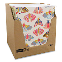 Roaring Spring Studio Series Notebook, 1-Subject, College Rule, Assorted Covers Set 1, (70) 11 x 9 Sheets, 24/Carton (11321CS)