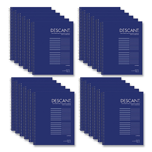 Roaring Spring Music Notebook, Medium/College Rule, Transcription Format, Blue Cover, (32) 8.5 x 11 Sheets, 24/Carton (11032CS)