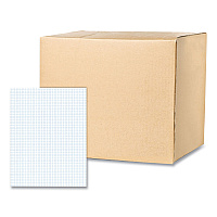 Roaring Spring Gummed Pad, 5 sq/in Quadrille Rule, 50 White 8.5 x 11 Sheets, 72/Carton (95161CS)