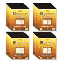 Roaring Spring Covered Engineering Pad, 5 sq/in Quadrille Rule, 80 Buff 8.5 x 11 Sheets, 24/Carton (95370CS)