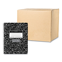 Roaring Spring Spring Signature Composition Book, Med/College Rule, Black Marble Cover, (70) 9.75 x 7.5 Sheets, 24/Carton (10111CS)