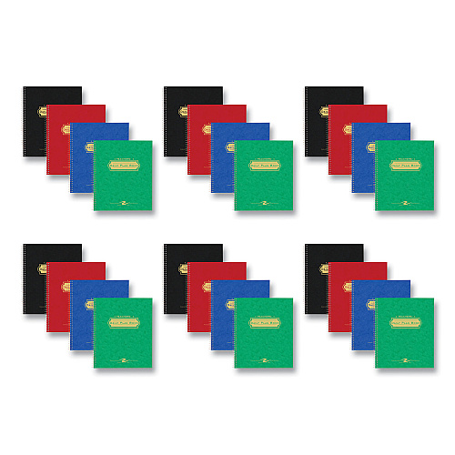 Roaring Spring Wirebound Teachers Plan Book, 11 x 8.5, Randomly Assorted Cover Colors, 24/Carton (12144CS)
