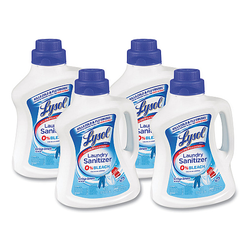 Lysol&reg; Laundry Sanitizer, Crisp Linen, 90 oz. Bottle, 4 Bottles (95872)