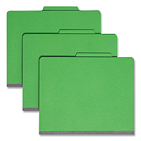 Smead Top Tab Classification Folders, Four SafeSHIELD Fasteners, 2