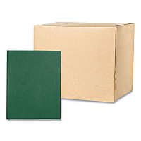 Roaring Spring Pocket Folder with 3 Fasteners, 0.5" Capacity, 11 x 8.5, Dark Green, 25/Box, 10 Boxes/Carton (54129CS)