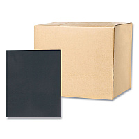 Roaring Spring Pocket Folder, 0.5" Capacity, 11 x 8.5, Black, 25/Box, 10 Boxes/Carton (50119CS)