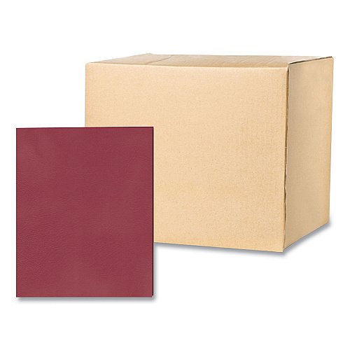 Roaring Spring Pocket Folder, 0.5" Capacity, 11 x 8.5, Scarlet, 25/Box, 10 Boxes/Carton (50112CS)