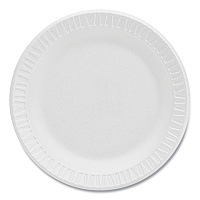 Dart Concorde Foam Plate, 6" dia, White, 1,000/Carton (6PWCR)