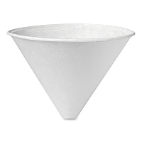 SOLO Bare Eco-Forward Treated Paper Funnel Cups, ProPlanet Seal, 6 oz, 250/Bag, 10/Carton (6SRX)