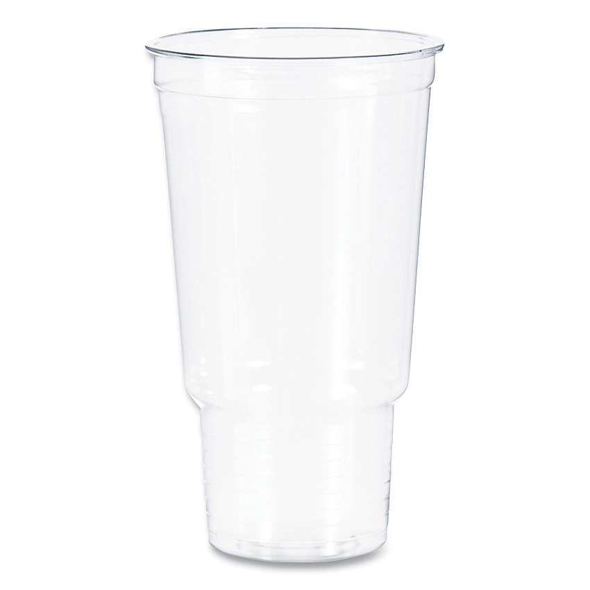 Dart Ultra Clear Pedestal PET Cups, 32 oz, Clear, 25/Bag, 20 Bags/Carton (32AC)