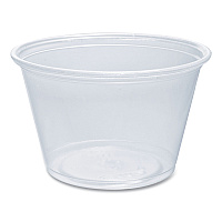 Dart Conex Complements Portion/Medicine Cups, 4 oz, Clear, 125/Bag, 20 Bags/Carton (400PC)