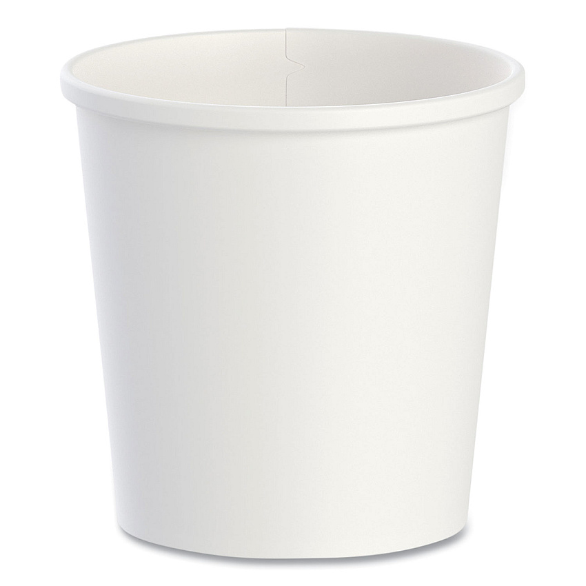 SOLO Flexstyle Double Poly Paper Containers, 16 oz, White, Paper, 25/Pack, 20 Packs/Carton (H4165U)