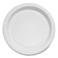 SOLO Bare Eco-Forward Clay-Coated Paper Plate, ProPlanet Seal, 6