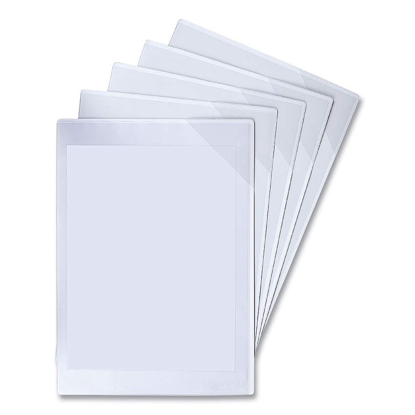 Tarifold Easy Load Magnetic Pocket with Corner Closure, 14 x 11, Clear Frame, 5/Pack (P194694)