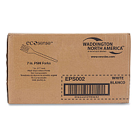 WNA EcoSense Renewable Plant Starch Cutlery, Fork, 7