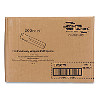 Ecosense Renewable Plant Starch Cutlery, Individually Wrapped, Spoon, 7