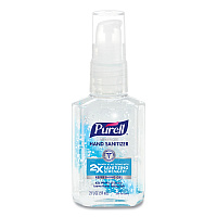 Advanced Hand Sanitizer Gel, 2 Oz Travel-sized Pump Bottle, Clean Scent, 24/carton