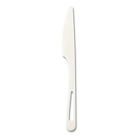 Cutlery Dispenser Refills, Knife, White, 100/bag, 10 Bags/carton