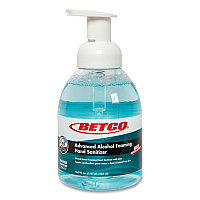 Betco Clario Advanced Alcohol Foaming Hand Sanitizer, 16.5 oz, Pump Bottle, Citrus Scent, 12/Carton (795E900)