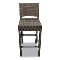 JMC Furniture Gama Series Barstools, Supports Up to 300 lb, 31.25" Seat Height, Ivory Seat, Ivory Back, Ivory Base (GAMBSIVY)