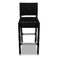 JMC Furniture Gama Series Barstools, Supports Up to 300 lb, 31.25" Seat Height, Chocolate Seat, Chocolate Back, Chocolate Base (GAMBSCHO)