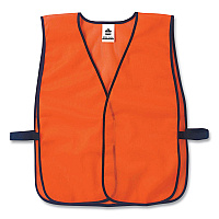 ergodyne GloWear 8010HL Non-Certified Economy Vest, One Size Fits Most, Orange (20010)