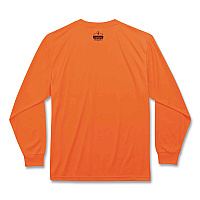 ergodyne GloWear 8091 Non-Certified Hi-Vis Long Sleeve Shirt, 2X-Large, Orange (21596)