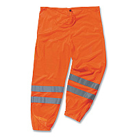 ergodyne GloWear 8910 Class E Hi-Vis Pants, 4X-Large/5X-Large, Orange (22859)