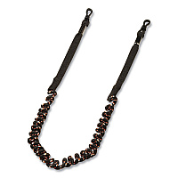 ergodyne Skullerz 3280 Elastic Coil Eyewear Lanyard, PVC O-Ring Slip Fastener, 10