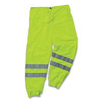 ergodyne GloWear 8910 Class E Hi-Vis Pants, Large/X-Large, Lime (22955)