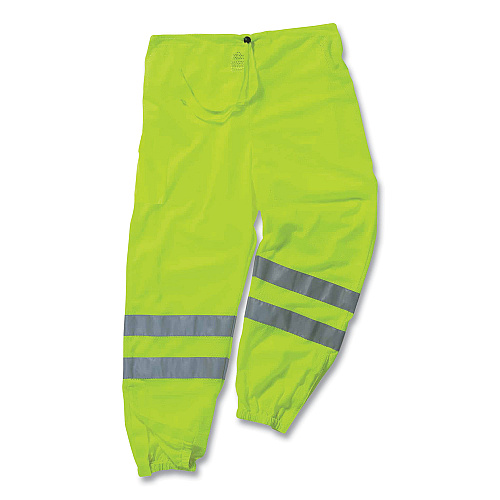ergodyne GloWear 8910 Class E Hi-Vis Pants, Large/X-Large, Lime (22955)