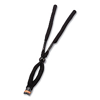 ergodyne Skullerz 3215 Cotton Breakaway Eyewear Lanyard, Cotton Barrel Slide Fastener, 12