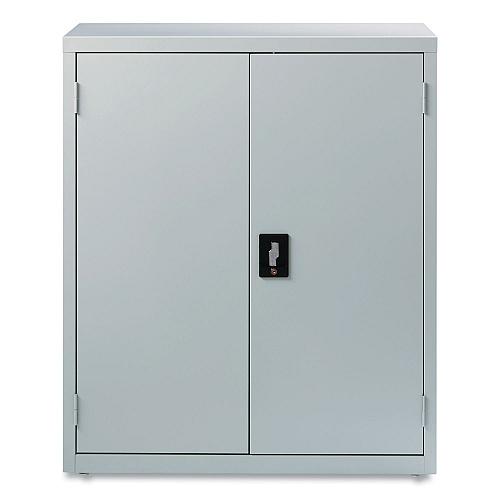 Alera Economy Assembled Storage Cabinets, 3 Shelves, 36" x 18" x 42", Light Gray (ALEHCM4218LG)