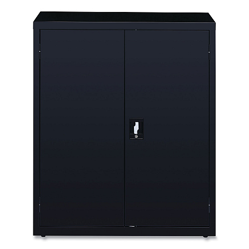 Alera Economy Assembled Storage Cabinets, 3 Shelves, 36" x 18" x 42", Black (ALEHCM4218BK)