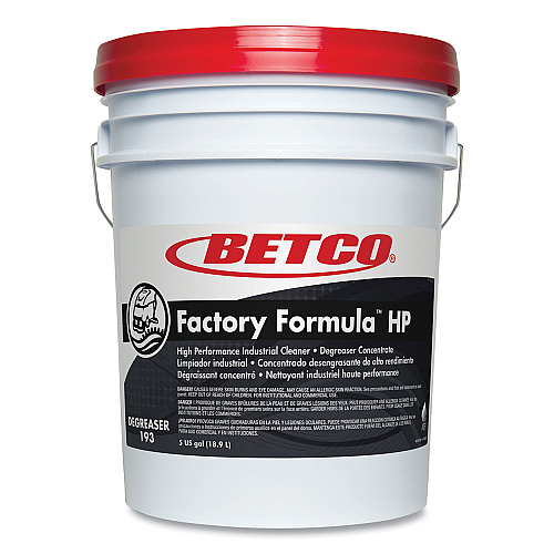 Betco Factory Formula HP Cleaner Degreaser, 5 gal Bucket (1930500)