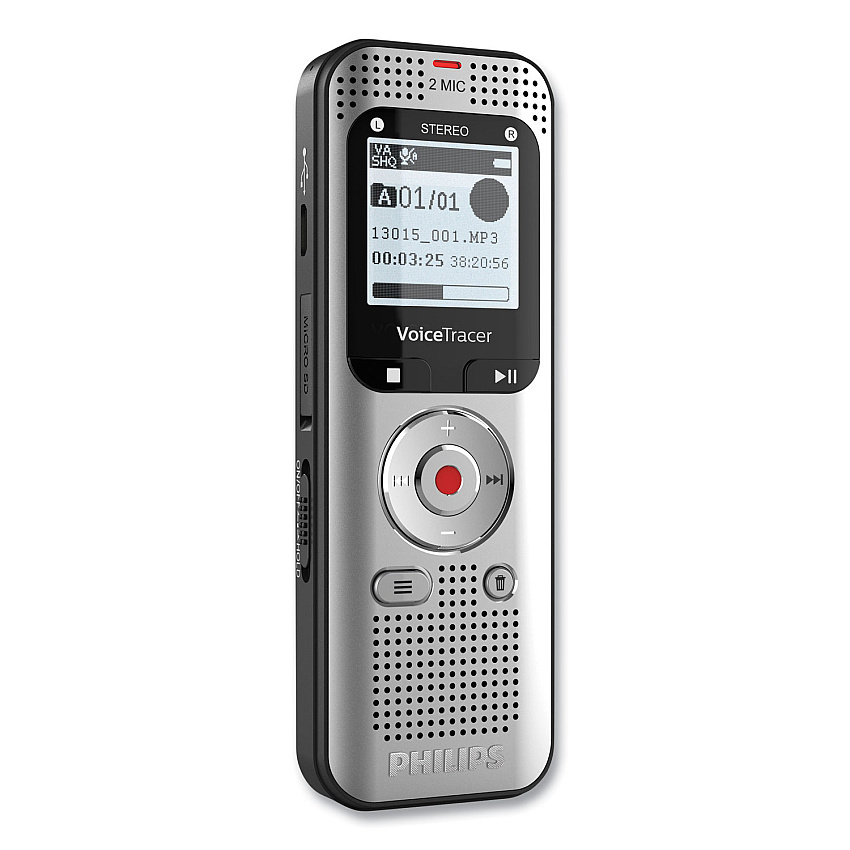 Philips Voice Tracer DVT2015 Digital Recorder with Sembly, 8 GB