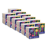Kleenex On The Go Packs Facial Tissues, 3-Ply, White, 10 Sheets/Pouch, 8 Pouches/Pack, 12 Packs/Carton (46651CT)