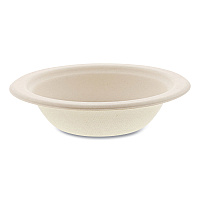 Boardwalk&reg; Bagasse Round Bowl, 12 oz, Natural, 1,000/CT (BWKBOWL12NPFA)