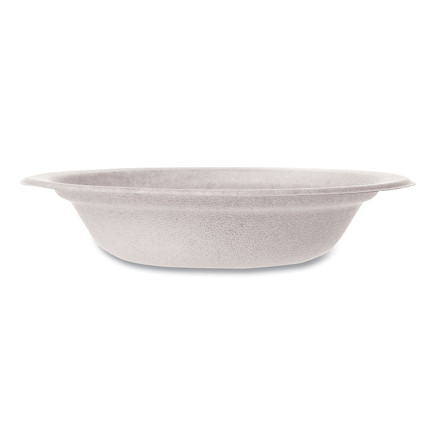 Vegware Nourish Molded Fiber Tableware, Compostable, Bowl, 12 oz, White, 1,000/Carton (WH12B)