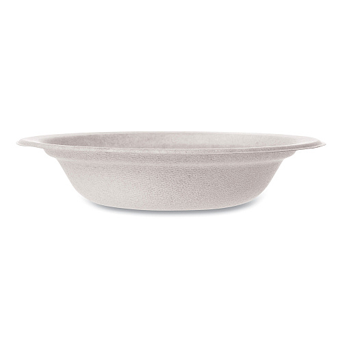 Vegware Molded Fiber Tableware, Compostable, Bowl, 12 oz, White, 1,000/Carton (WHBRG12B)