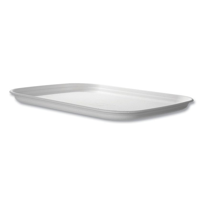 Eco-Products Regalia Renewable Sugarcane Tray, 13 x 17 x 1.3, White, 100/Carton (EPSCTR1317)