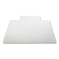 Deflecto DuraMat Moderate Use Chair Mat for Low Pile Carpeting, Lipped, 36 x 48, Clear, 25/Pallet (CM13113B25)